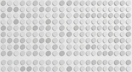 A textured visual of an array of grey circular dots in a grid pattern, creating a subtle, minimalist background effect