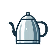 A sleek, modern kettle with a shiny finish, set against a minimalist kitchen backdrop