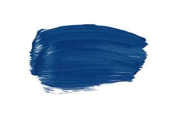 Isolated abstract paint brush strokes on transparent background. Colorful artistic texture for creative design, decoration and digital art.