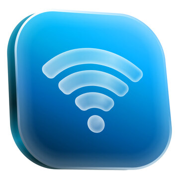 WiFi internet 3D icon