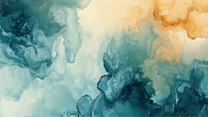 brown or blue watercolor texture background.