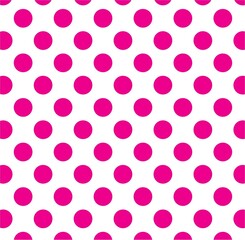 pink polka dots pattern for a girl's blouse
