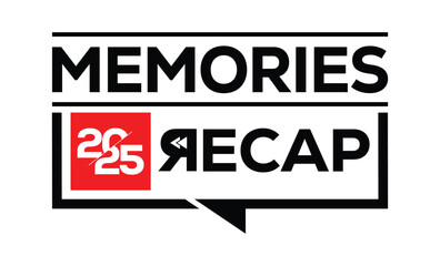 Minimalist 2025 logo design with bold black numerals above a red bar. White text 