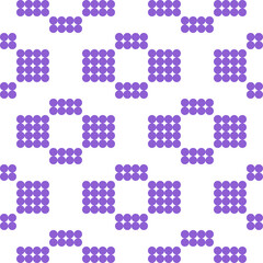 purple polka dots circle, flower background for backdrop and wallpaper template. repeat seamless style design for fabric printing, checkerboard
