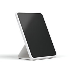 Tablet Device with Black Screen on Stand technology