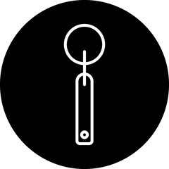 Pizza Cutter line icon style