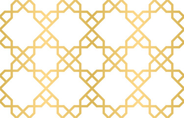 Naklejka premium Seamless geometric ornament based on traditional arabic art, Great design for fabric, textile, cover, wrapping paper, background.