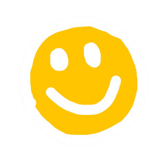 hand drawn smily face vector illustration PNG
