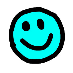 hand drawn smily face vector illustration PNG
