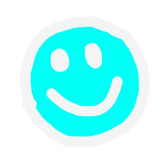 hand drawn smily face vector illustration PNG
