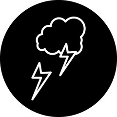 Storm Line Icon Style