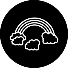 Rainbow Line Icon Style