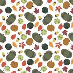 autumn pupmkins pattern