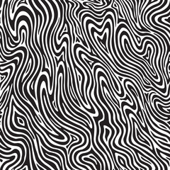 Abstract liquid lines seamless pattern. Vector illustration flat design background. 
