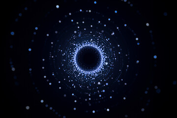 Futuristic HUD Circles Background