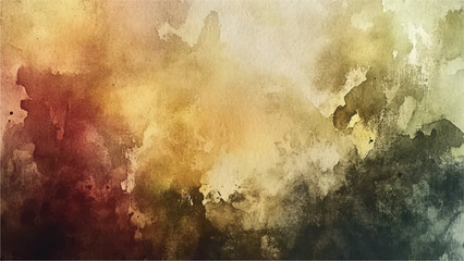 Abstract watercolor wash, warm earthy tones, textured background