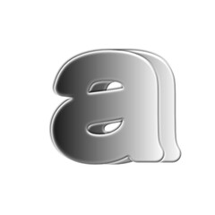 Stylized 3D font Alphabet