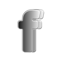 Stylized 3D font Alphabet