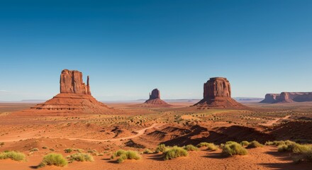 Naklejka premium Monument valley landscape
