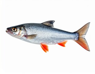 fish on white background