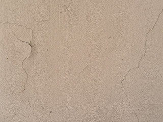 Old vintage cracked wall background. Retro style wallpaper pattern, damaged architecture wall design