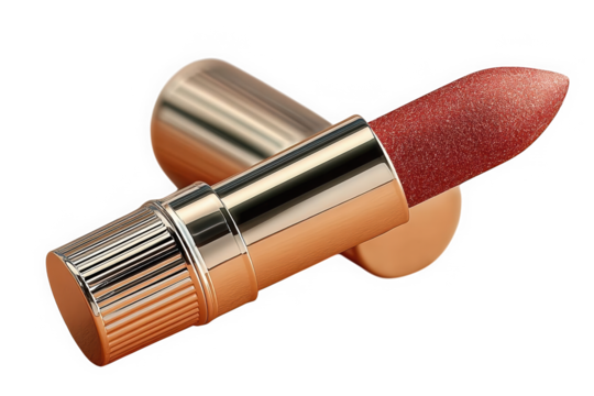 Red lipstick on  PNG image 