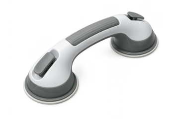 Suction cup grab bar for bathroom safety and accessibility