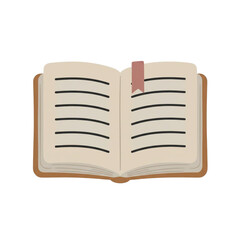 open book vector illustration