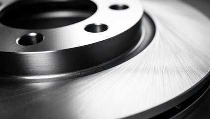 Brake disc on a white background.
