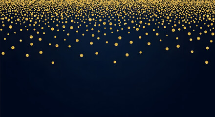 Background with gold glitter to place the inscription. wallpaper, Poster with lines consisting of particles.