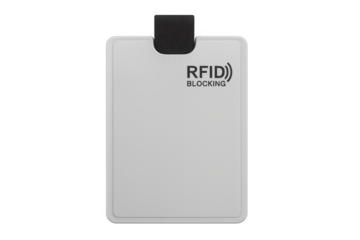 RFID blocking minimalist card holder providing data security