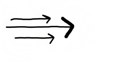 Three Horizontal Arrows png 