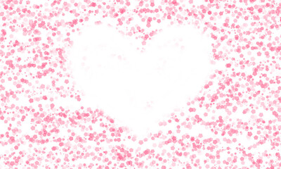 pink heart on a pink background