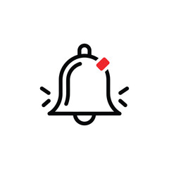 Obraz premium Notification Bell Icon Alert and Reminder