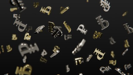 浮遊するルーブル記号