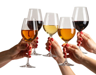 two glasses of champagne