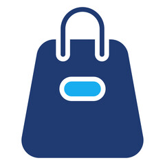 Shopping Bag vector icon stock illustration