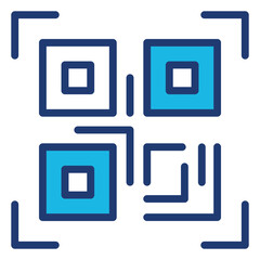 QR Code vector icon stock illustration