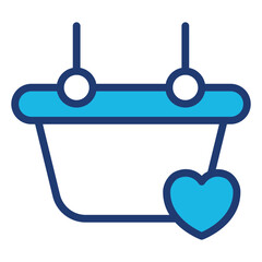 Like Items vector icon stock illustration