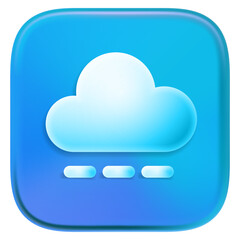 Cloud weather icon
