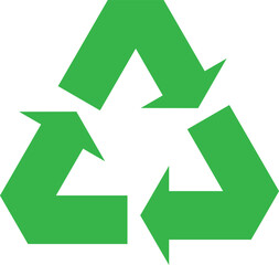green recycle symbol recycling