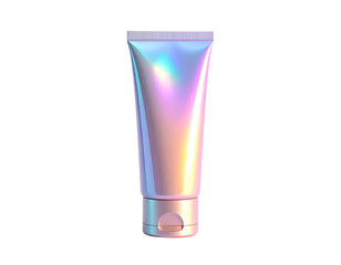Holographic tube of skincare product