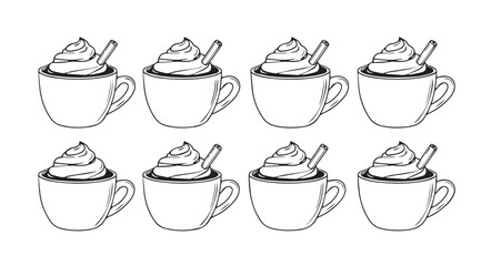 Vector art of coffee