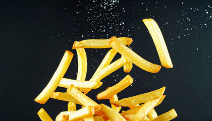 揚げたてのフライドポテト