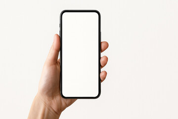 hand holding smartphone