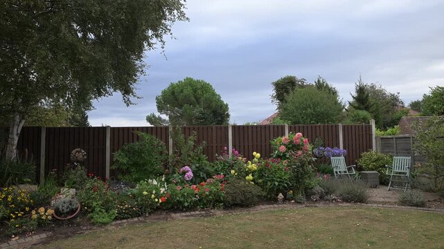Wistful autumnal melancholy, in the back garden.