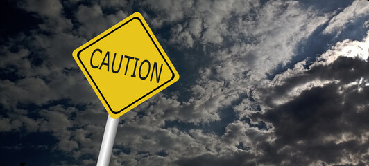 danger,caution,Hurricane Idalia warning sign against a powerful stormy background with copy space. Dirty and angled sign with cyclonic winds add to the drama.hurricane season sign on cloudy background