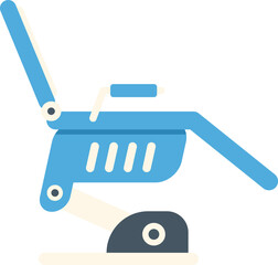 This icon of adjustable medical examination table is perfect for showcasing comfort and care for patients