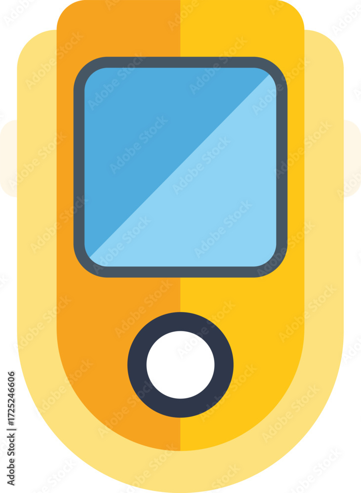 Aufkleber modern smartwatch displaying a time tracking app, indicating the user is clocking in or out of work 
