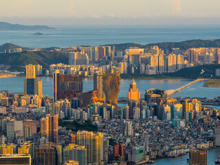 Obraz premium Macau Cityscape from Zhuhai